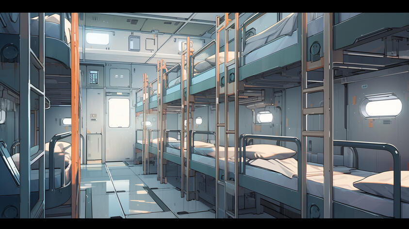 Very similar to some of the lower class unit structures. These children are housed in single room dorms with anywhere from 10-12 children on average.